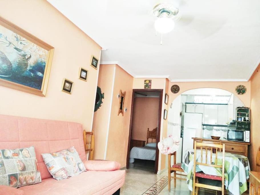 Apto Con Terraza Y 2 Dormitorios. 600 Megas Wifi. Santa Pola Dış mekan fotoğraf